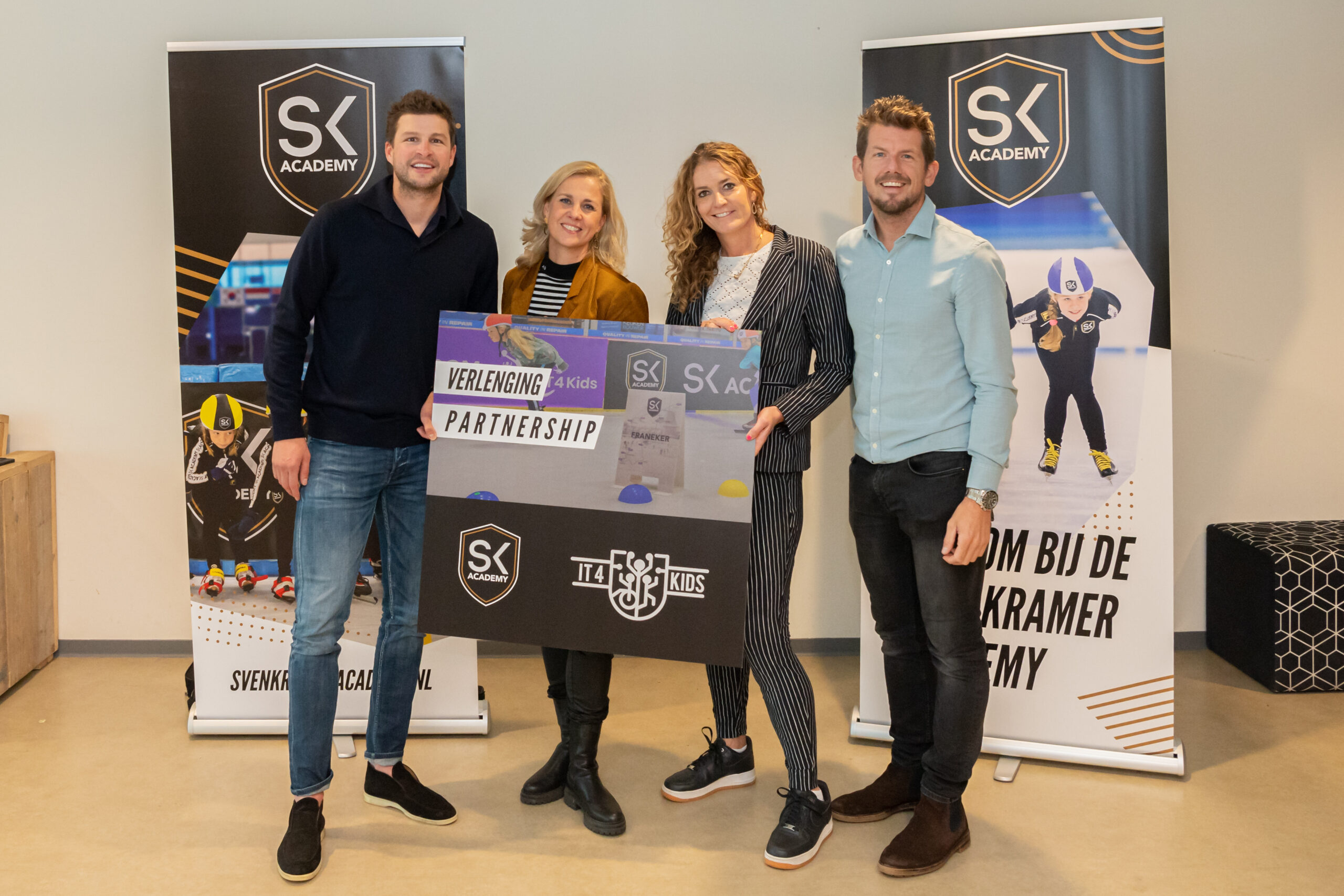 IT4Kids en de Sven Kramer Academy verlengen opnieuw de samenwerking